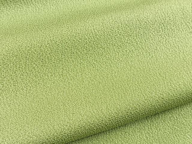 平和屋着物●皇室デザイナー　中村乃武夫監修　色無地　柳染色　正絹　逸品　BAAY9044yc