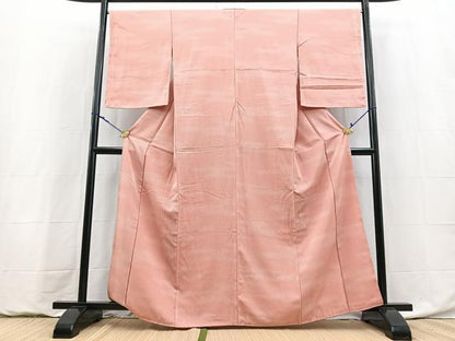 平和屋着物■上質な小紋　霞文　正絹　逸品　未使用　BAAY9124yc