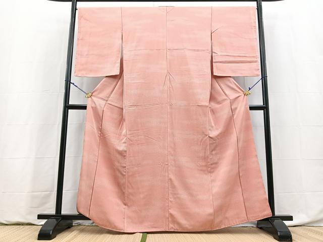 平和屋着物■上質な小紋　霞文　正絹　逸品　未使用　BAAY9124yc