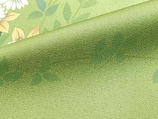 平和屋着物■訪問着　草花文　暈し染め　金彩　正絹　逸品　BAAY9130yc