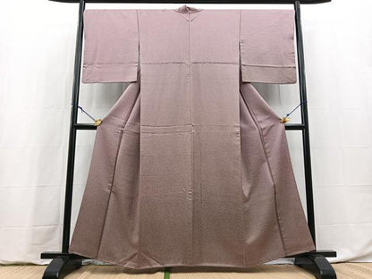 平和屋着物●訪問着　霞文　金通し地　正絹　逸品　BAAY9133yc