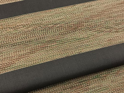平和屋着物■本場縞大島紬　横段文　正絹　逸品　BAAY9143yc