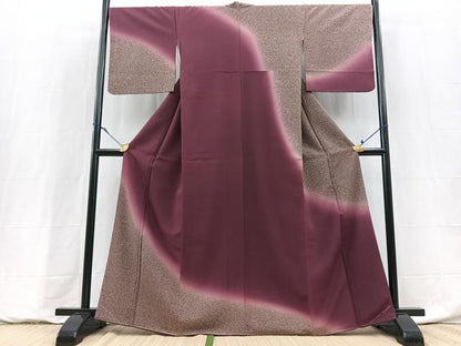 平和屋着物■訪問着　霞文　暈し染め　正絹　逸品　未使用　BAAY9146yc