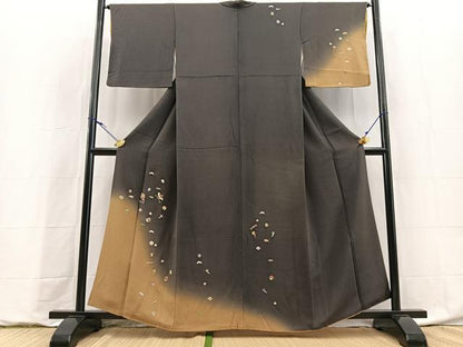 平和屋着物■訪問着　宝尽くし　暈し染め　金彩　鬼しぼ縮緬　正絹　逸品　BAAY9168yc