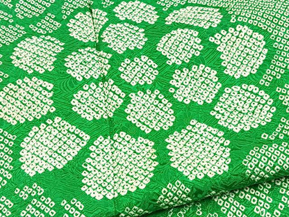 平和屋着物●豪華振袖　総絞り　吉祥花文　正絹　逸品　BAAY9174yc
