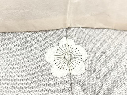 平和屋着物●豪華色留袖　駒刺繍　皮下更紗花文　金彩　正絹　逸品　BAAY9179yc