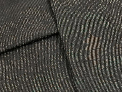 平和屋着物■本場大島紬　エ霞風景文　正絹　逸品　未使用　BAAY9215yc