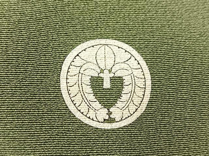 平和屋着物■豪華色留袖　刺繍　飛鶴風景文　金彩　銀糸　正絹　逸品　BAAY9231yc