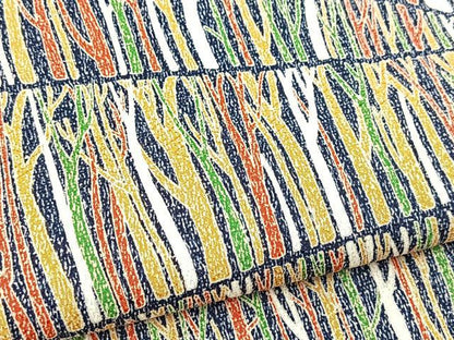 平和屋着物■上質な小紋　切嵌木立文　正絹　逸品　BAAY9237yc