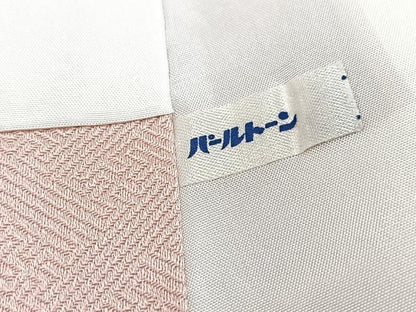 平和屋着物●訪問着　駒刺繍　地紙花文　暈し染め　金彩　正絹　逸品　BAAY9241yc