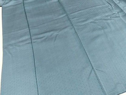 平和屋着物■上質な色無地　紗綾形地紋　薄花色　正絹　逸品　BAAY9246yc