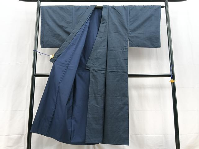 平和屋着物■男性　本場大島紬　アンサンブル　長羽織　80亀甲　総詰め　正絹　逸品　BAAY9252yc
