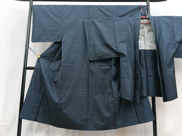 平和屋着物■男性　本場大島紬　アンサンブル　長羽織　80亀甲　総詰め　正絹　逸品　BAAY9252yc