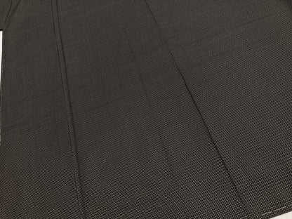 平和屋着物■男性　紬　アンサンブル　100亀甲　総詰め　正絹　逸品　BAAY9253yc