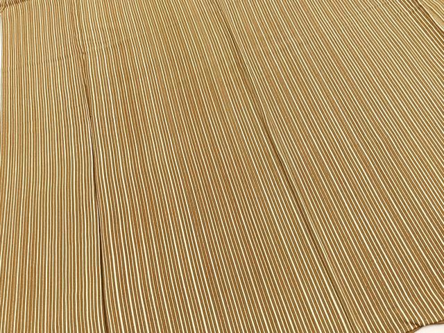 平和屋着物■上質な小紋　縞　正絹　逸品　BAAY9255yc
