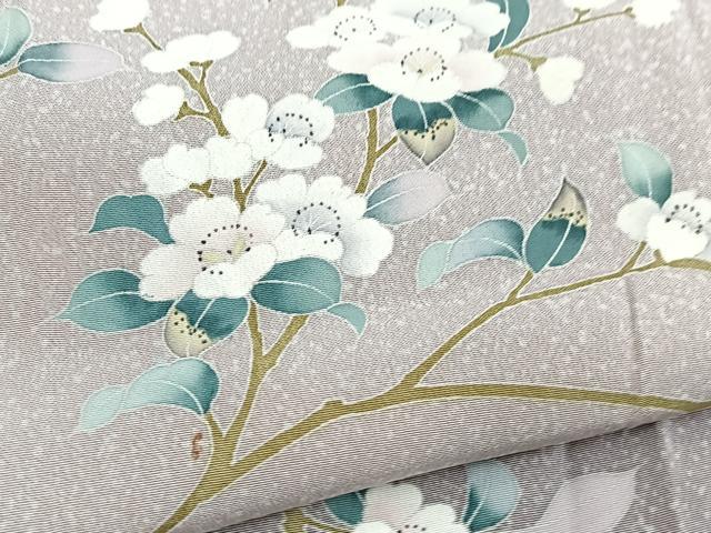 平和屋着物■訪問着　友禅　枝花文　暈し染め　正絹　逸品　BAAY9259yc