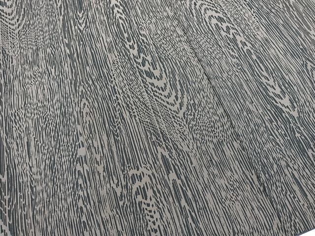 平和屋着物■本場縞大島紬　杢目文様　正絹　逸品　BAAY9282yc