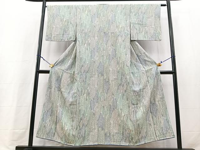 平和屋着物■上質な小紋　樹林文　暈し染め　正絹　逸品　BAAY9286yc