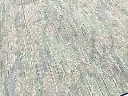 平和屋着物■上質な小紋　樹林文　暈し染め　正絹　逸品　BAAY9286yc