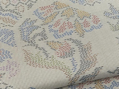 平和屋着物■本場大島紬　7マルキ　幾何学文様　正絹　逸品　BAAY9300yc