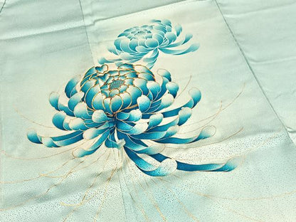 平和屋着物■訪問着　駒刺繍　乱菊　暈し染め　正絹　逸品　未使用　BAAY9310yc
