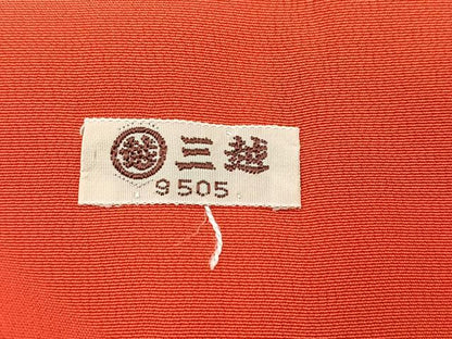 平和屋着物●豪華振袖　駒刺繍　更紗花文　三越扱い　正絹　逸品　BAAY9326yc