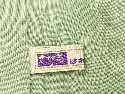 平和屋着物●上質な色無地　寿光織　花尽くし地紋　柳鼠色　さが美扱い　正絹　逸品　未使用　BAAY9362yc