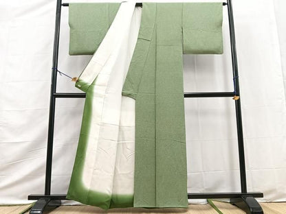 平和屋着物●樋口実　江戸小紋　大小あられ文　三越扱い　正絹　逸品　BAAY9512yc