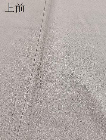 平和屋着物●上質な色無地　利休白茶色　正絹　逸品　BAAY9625yc