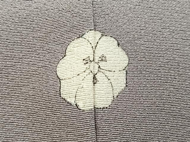 平和屋着物●上質な色無地　利休白茶色　正絹　逸品　BAAY9625yc