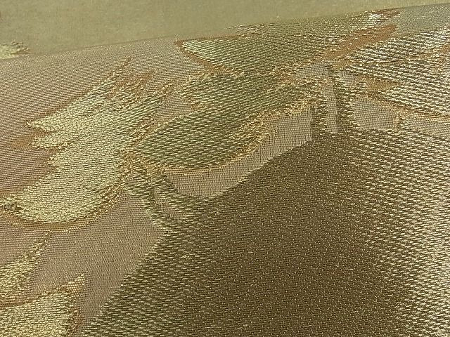 平和屋着物■六通柄袋帯 風景松文 金糸 逸品 by0903