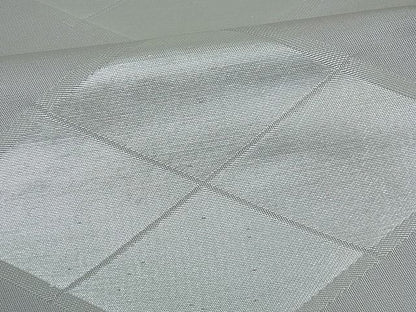 平和屋着物■西陣 全通柄 本袋帯 菱文 銀糸 逸品 by0904