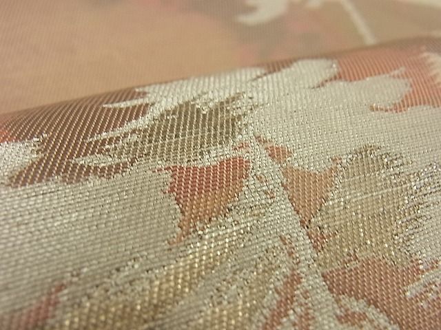 平和屋着物■六通柄袋帯 樹林文 金銀糸 逸品 n-by2169