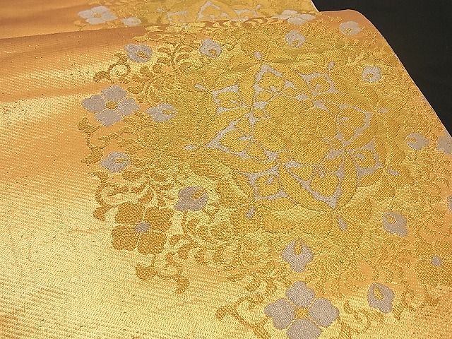 平和屋着物■六通柄袋帯 正倉院花文 金銀糸 逸品 n-by2314