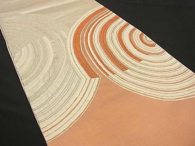 平和屋着物■六通柄袋帯 唐織 吉祥文 銀糸 逸品 n-by2378