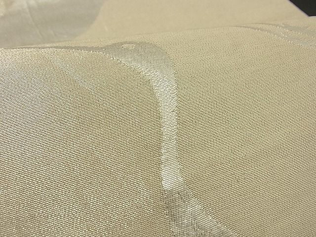 平和屋着物■六通柄袋帯 飛鶴文 銀糸 逸品 n-by2402
