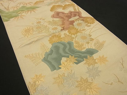 平和屋着物■六通柄袋帯 松竹梅 金銀糸 逸品 n-by2420