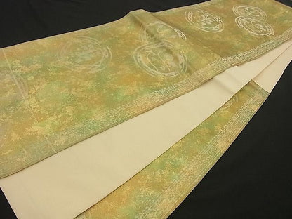 平和屋着物■六通柄袋帯 吉祥文 金銀彩 逸品 n-by2456