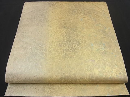 平和屋着物■六通柄袋帯 箔散らし 金銀彩 逸品 n-by2755