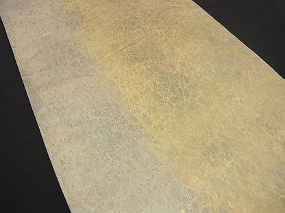 平和屋着物■六通柄袋帯 箔散らし 金銀彩 逸品 n-by2755