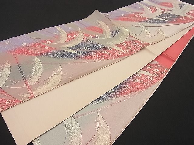 平和屋着物■六通柄袋帯 飛鳥文 金銀糸 逸品 n-by2767