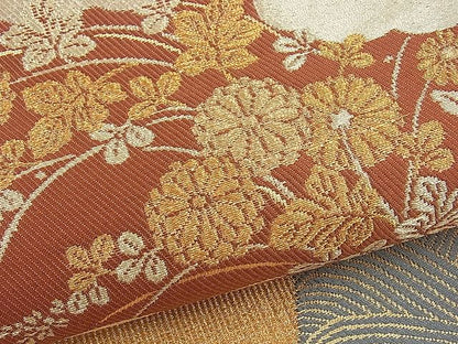 平和屋着物■六通柄袋帯 豊楽古代裂 金銀糸 逸品 n-by2812