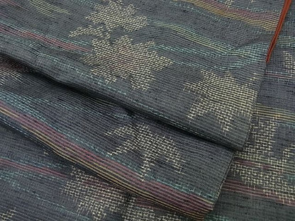 平和屋着物■上質な紬　霞楓文　逸品　n-by2901