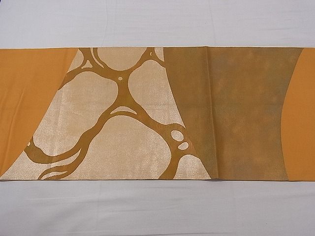 平和屋着物■太鼓柄 本袋帯 流水文 金糸 逸品 ca3696