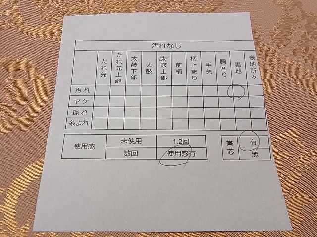 平和屋着物◎織物一筋名門　織悦　全通柄袋帯　正倉院花唐草文　逸品　CAAB5833yk
