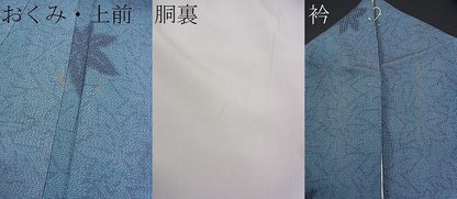 平和屋着物■上質なお召 楓尽くし 逸品 CAAC9959ze