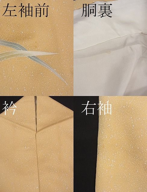 平和屋着物■訪問着　芝草文　たたき染め　逸品　CAAE3553ze