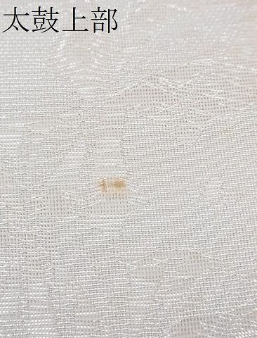 平和屋着物■夏物 六通柄 本袋帯 桔梗文 銀糸 逸品 CAAF8517th