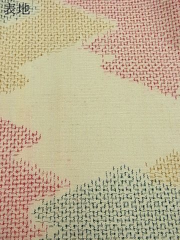 平和屋着物■上質な紬 単衣 松皮菱文 逸品 CAAG7305ut