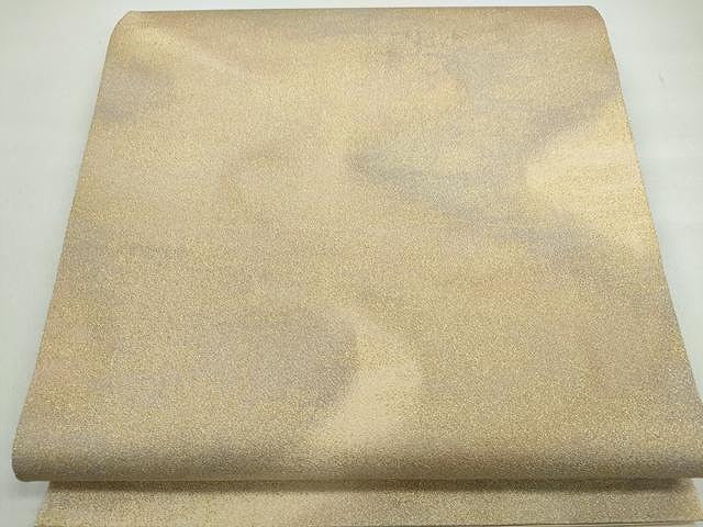 平和屋着物◎全通柄袋帯 砂子綴れ 霞文 金糸 逸品 CAAI0769yk
